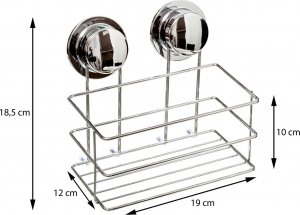 Koszyk prysznicowy 5five prostokątny chrom (105362) 3