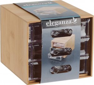 H&S Decoration Bambusowa szkatułka na biżuterię ORGANIZER 15x12cm 4