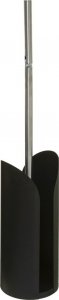 5five Stojący uchwyt Czarny Na papier toaletowy Metalowy 4