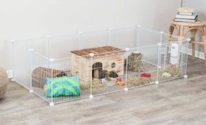 Trixie Wybieg domowy, dla kawii domowych/królików, biały, 140 x 35 x 70 cm 3