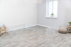 Trixie Wybieg domowy, dla kawii domowych/królików, biały, 140 x 35 x 70 cm 4