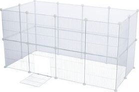 Trixie Zestaw rozszerzający do 62460, przezroczysty, metal/plastik, 35 x 35 cm, 4 panele 4