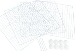 Trixie Zestaw rozszerzający do 62460, przezroczysty, metal/plastik, 35 x 35 cm, 4 panele 6