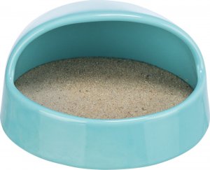 Trixie Basen do kąpieli piaskowych, dla myszy, turkusowy, ceramiczny, 16 x 8 x 14 cm 3