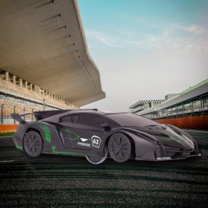 MalPlay Auto Kaskader Jeździ po Ścianach Pilot Zdalnego Sterowania 16