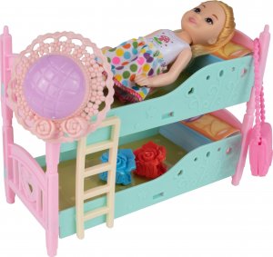 Figurka MalPlay Lalka Modowa Piętrowe Łóżko + Akcesoria 2