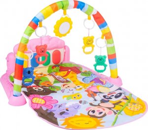 MalPlay Mata Interaktywna Edukacyjna Z Pianinkiem i Grzechotkami Słoneczko 11