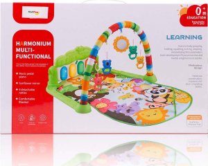 MalPlay Mata Interaktywna Edukacyjna Z Pianinkiem i Grzechotkami Słoneczko 10