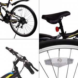 MalPlay Rower Górski MTB MalTrack Arizona Yellow 26" Rama 18" 13