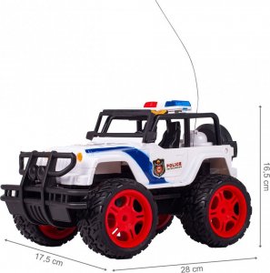 MalPlay Samochód Auto Policja Monster Truck Zdalnie Sterowany Rc 2