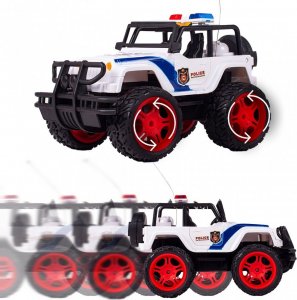 MalPlay Samochód Auto Policja Monster Truck Zdalnie Sterowany Rc 7
