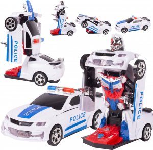 MalPlay Transformers Auto Samochód Policja Robot 1