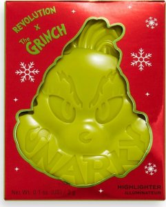 Makeup Revolution MAKEUP REVOLUTION_The Grinch x Revolution Snarky Highlighter rozświetlacz w kompakcie 3g 1