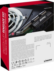 Dysk SSD Kingston Fury Renegade 1TB M.2 2280 PCI-E x4 Gen4 NVMe (SFYRSK/1000G) 5