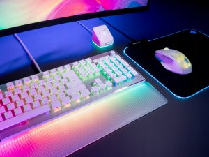 Klawiatura Roccat KLAWIATURA ROCCAT VULCAN II MAX AIMO RGB, RED SWITCH, BIAŁA 3