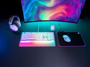 Klawiatura Roccat KLAWIATURA ROCCAT VULCAN II MAX AIMO RGB, RED SWITCH, BIAŁA 5