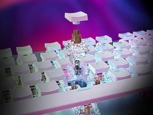 Klawiatura Roccat KLAWIATURA ROCCAT VULCAN II MAX AIMO RGB, RED SWITCH, BIAŁA 10