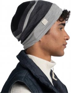 Buff Buff Merino Move Beanie 1302219011000 szary One size 3