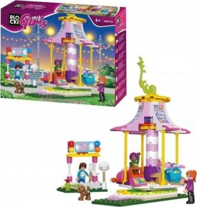 Blocki KLOCKI BLOCKI LEGO FRIENDS Przepiękna Karuzela Wesołe Miasteczko PARK ROZRYWKI - 160 Klocków NA PREZENT 1