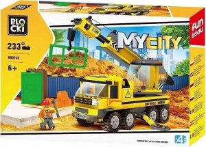 Blocki KLOCKI LEGO CITY Ogromny Dźwig Podnośnik Budowlana CIĘŻARÓWKA Z WYSIĘGNIKIEM TECHNIC - 223 elementy NA PREZENT 4