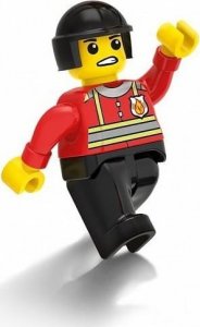 Blocki KLOCKI LEGO CITY Straż Pożarna 3w1 - Wóz Strażacki, Helikopter, Komenda STRAŻY POŻARNEJ z LĄDOWISKIEM - 238 elementów 6