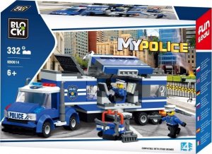 Blocki KLOCKI LEGO POLICJA Mobilny Posterunek Centrum Dowodzenia Policjant KOMENDA KOMISARIAT POLICJI BLOCKI 332 elementy 2