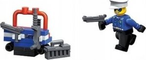 Blocki KLOCKI LEGO POLICJA Mobilny Posterunek Centrum Dowodzenia Policjant KOMENDA KOMISARIAT POLICJI BLOCKI 332 elementy 4
