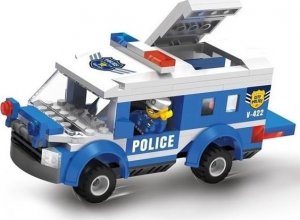Blocki KLOCKI LEGO POLICJA Pościg Policyjny za Bandytą - 2w1 BLOCKI MOTOR SAMOCHÓD RADIOWÓZ - 188 elementów NA PREZENT 8