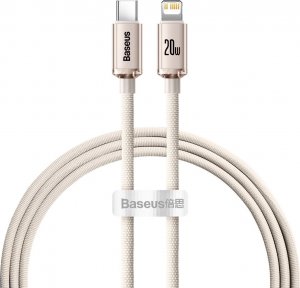 Kabel USB Baseus USB-C - Lightning 1.2 m Różowy (CAJY001304) 1