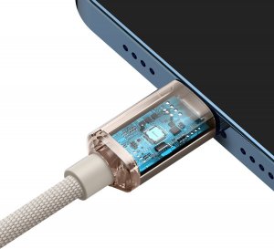 Kabel USB Baseus USB-C - Lightning 1.2 m Różowy (CAJY001304) 8