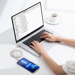 Kabel USB Baseus USB-C - Lightning 1.2 m Różowy (CAJY001304) 9