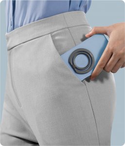 Baseus Magnetyczny uchwyt na palec Baseus Halo srebrny 3