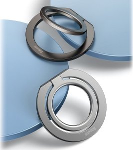 Baseus Magnetyczny uchwyt na palec Baseus Halo srebrny 4