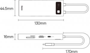 Stacja/replikator Baseus USB-C (WKWG050013) 25
