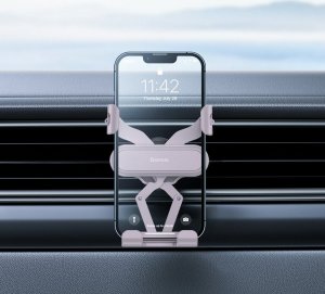 Baseus Uchwyt samochodowy do kratki nawiewu Baseus Stable Gravitational Car Mount Lite (Air Outlet Version) Purple 12