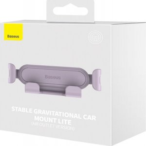 Baseus Uchwyt samochodowy do kratki nawiewu Baseus Stable Gravitational Car Mount Lite (Air Outlet Version) Purple 5