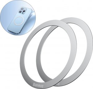 Baseus Magnetyczny pierścień Baseus Halo Series srebrny [2 PACK] 1