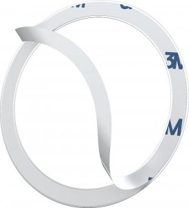 Baseus Magnetyczny pierścień Halo Series, srebrny, 2szt. (PCCH000012) 2