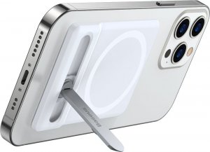 Podstawka Baseus Uchwyt obrotowy podstawka Baseus Foldable Magnetic do iPhone MagSafe (biały) 1
