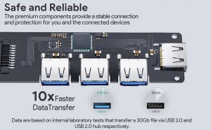 HUB USB Aukey 4x USB-A 3.1 Gen1 (CB-H39) 7