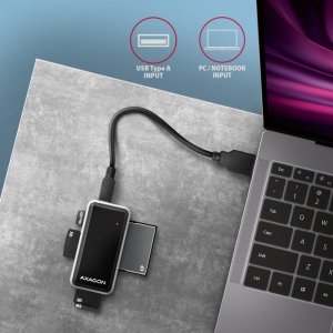 Czytnik Axagon Zewnętrzny mini czytnik CRE-X1, 5-slot ALL-IN-One 5