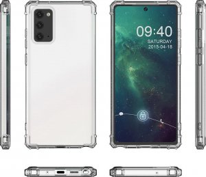 Wozinsky Wozinsky Anti Shock pancerne etui do Samsung Galaxy Note 20 przezroczysty 4