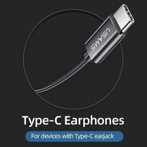 Słuchawki Usams Słuchawki USAMS EP-46 USB-C czerwony/red 1,2m HSEP4604 3