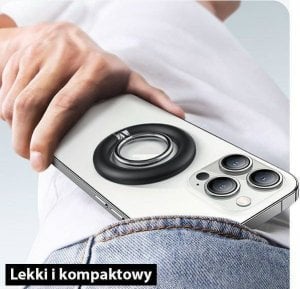 Usams Uchwyt na palec USAMS Ring holder magnetic czarny/black US-ZJ071 6