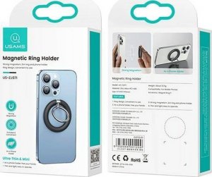 Usams Uchwyt na palec USAMS Ring holder magnetic czarny/black US-ZJ071 9