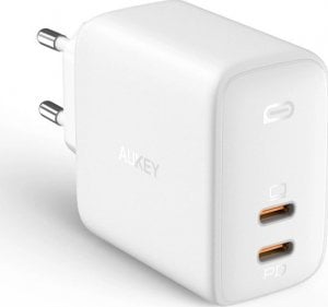 Ładowarka Aukey 2x USB-C 6 A (PA-B4 White) 1