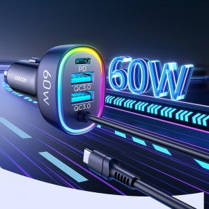 Ładowarka Joyroom JR-CL19 2x USB-A 2x USB-C  (JR-CL19) 3