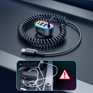 Ładowarka Joyroom JR-CL19 2x USB-A 2x USB-C  (JR-CL19) 6