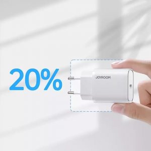 Ładowarka Joyroom Ładowarka sieciowa Joyroom USB-C PD 20W biały (L-P201) 3