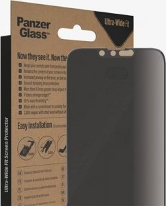 PanzerGlass PanzerGlass Ultra-Wide Fit iPhone 14 / 13 Pro / 13 6,1" Privacy Screen Protection Antibacterial Easy Aligner Included P2783 3